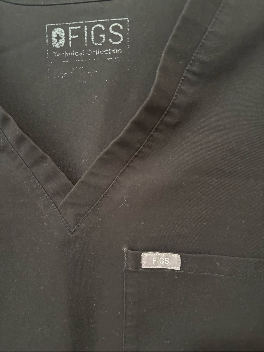Figs Catarina scrub top large black - Picture 5 of 5